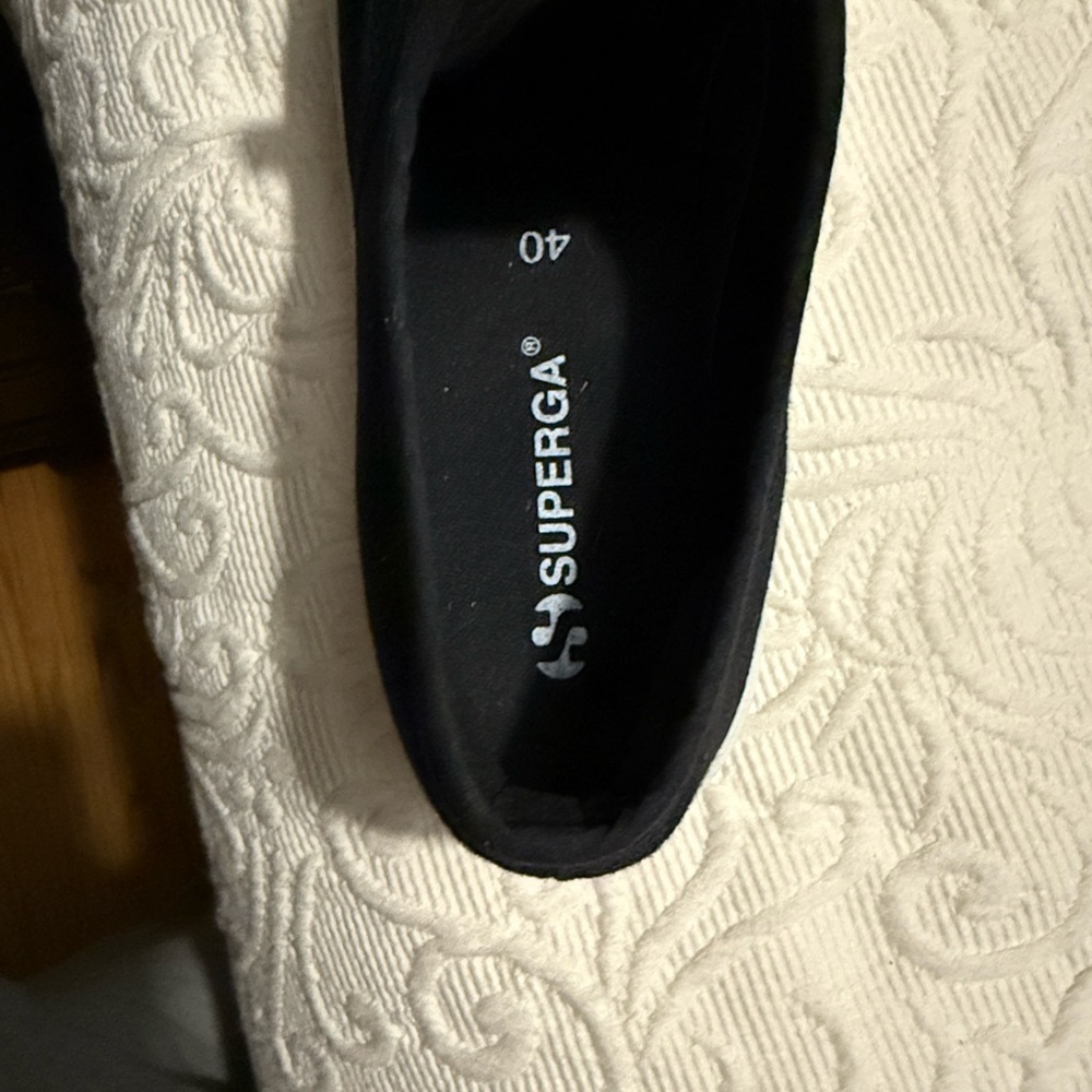 Superga Black Slip-On Shoes - Picture 9 of 9